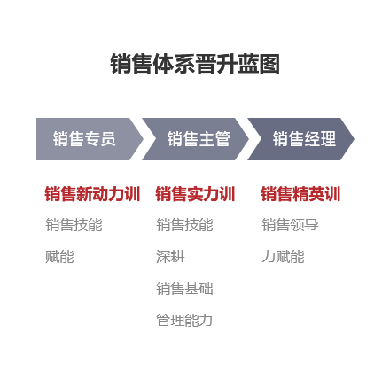 銷售體系晉升藍圖